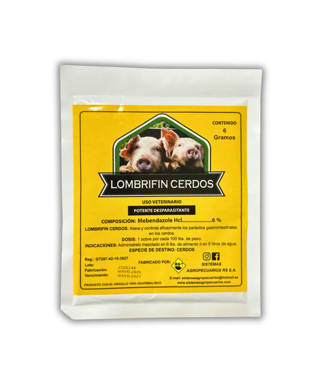 Lombrifin cerdo