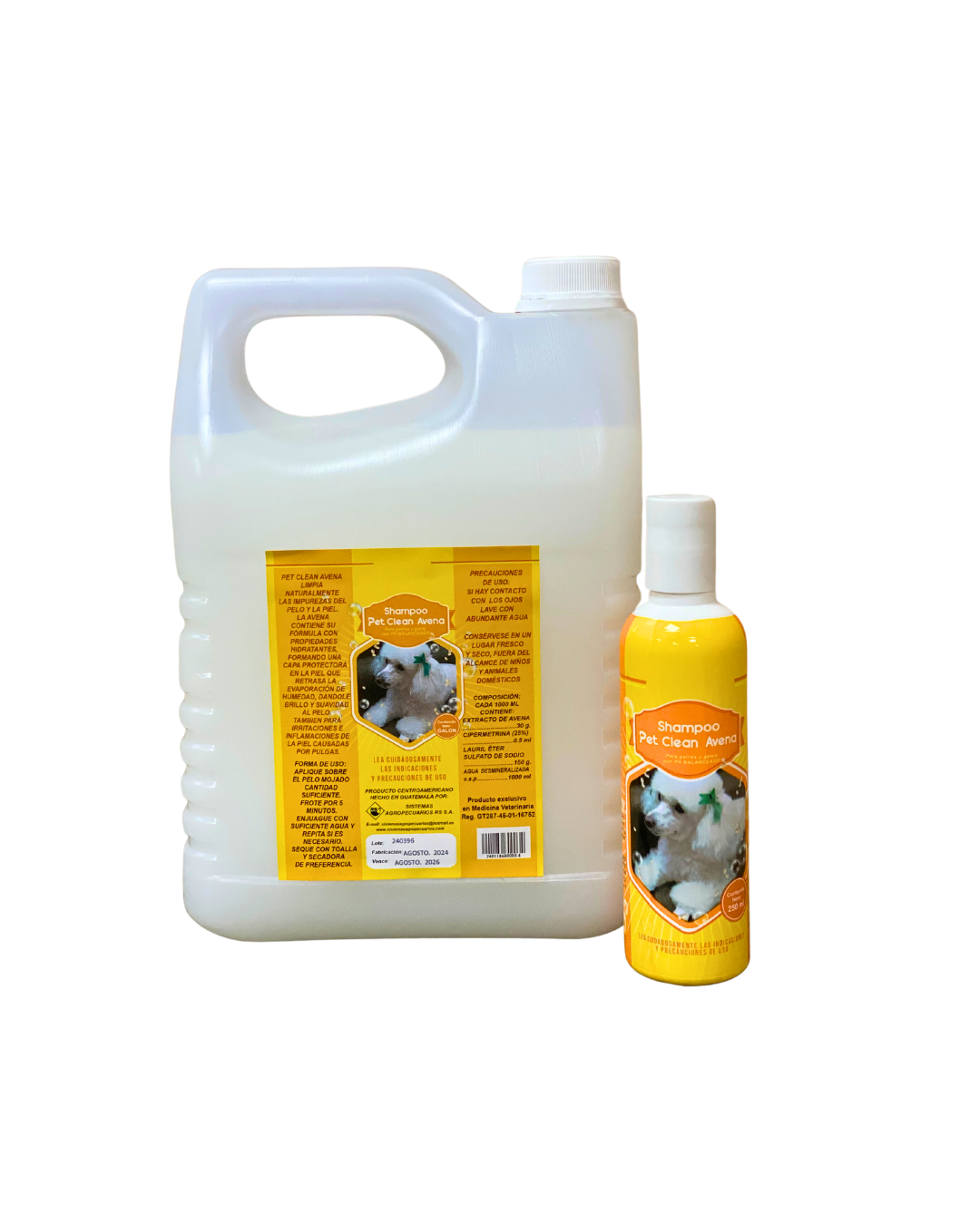 Shampoo para perros con PH balanceado - Aroma Avena