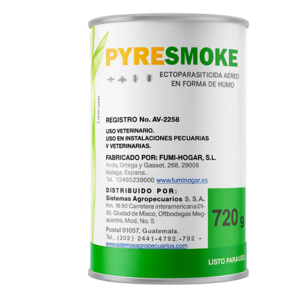 PYRESMOKE Insecticida: microdispersión seca