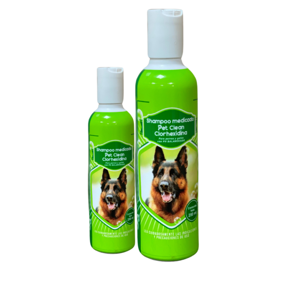 Shampoo para perros y gatos con PH balanceado - Clorhexidina