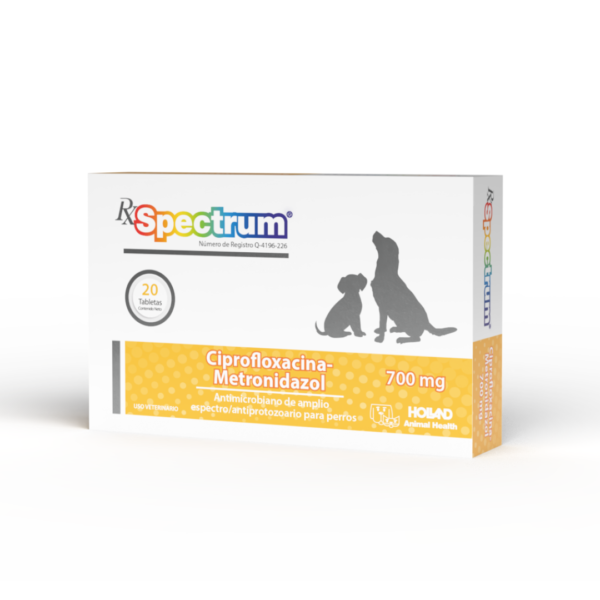Rx Spectrum Ciprofloxacina- Metronidazol Tabletas