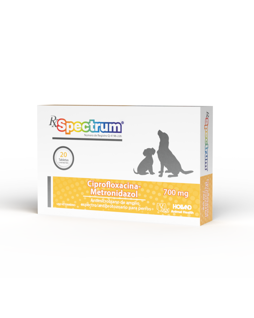 Rx Spectrum Ciprofloxacina- Metronidazol Tabletas