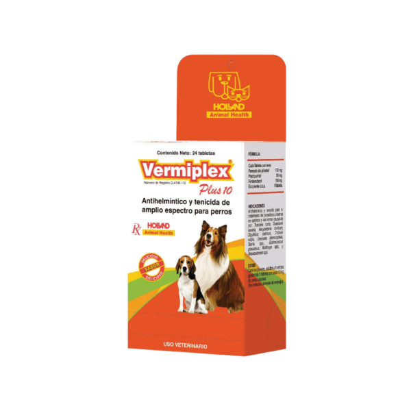 Vermiplex Plus 10 Tabletas