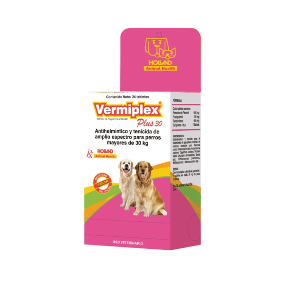 Vermiplex Plus 30 Tabletas